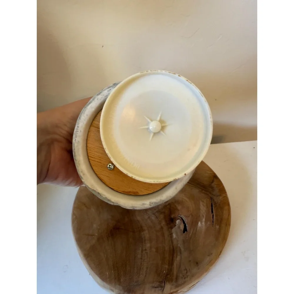 Vintage Cardinal Bird Ceramic Music Box